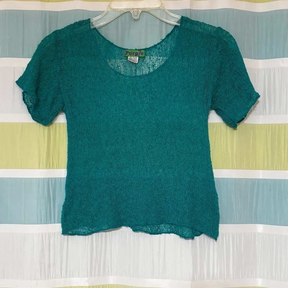 Vintage purp7e sheer